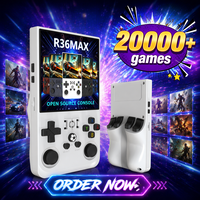Console de jeu portable R36MAX, console de jeu vidéo rétro, console de jeu vidéo, appareil de jeu, console rétro mini