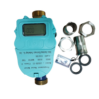 Medidor de Agua Prepago con Sistema de Tarjeta IC, Cuerpo de Latón DN15, Lectura Remota Inalámbrica Inteligente, Resistente al Agua IP68