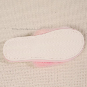 Women's Luxury Furry Faux Fur for Slippers for Autumn Winter Plus Size Indoor Cotton Shoes With Plush Warm <b>Slides</b> Soft Cushionin - Product Image 3