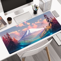 Tapis de Souris Gaming Personnalisé en Gros avec Impression Dessin Animé Anime, Base en Caoutchouc Épaisse, Bords Coudrés, Grand Tapis de Bureau pour Ordinateur