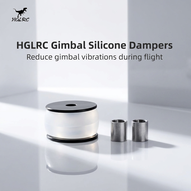 HGLRC Gimbal Silicone Dampers Anti Vibration Shock Absorber for FPV Drone GoPro Session Action Camera Mount 15g Load