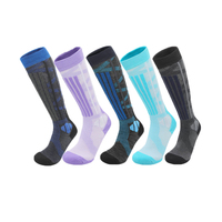 Chaussettes de sports d'hiver personnalisées Chaussettes de ski et de snowboard antibactériennes pour le trekking