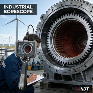 Endoscope industriel HD de 0,5 m à 30 m, 360° °   Caméra endoscopique vidéo à sonde articulée multi-diamètres pour les inspections des moteurs de navires - Product Image 1