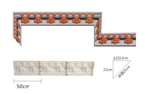 Khuôn Mái Hiên Bê Tông Nhựa Bên Ngoài Mái Hiên Trang Trí Khuôn Xi Măng Góc - Product Image 2