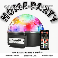 Lumière à boule de cristal LED à intensité variable, indice de protection IP20, 1000 lumens, pour Noël, discothèque, scène, fête, effets DJ