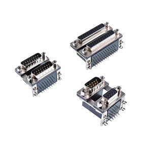 Conector DB9 Doble Apilado, Combinación Macho/Hembra en Ángulo Recto SMT, Alta Densidad de Puertos para Aplicaciones de PCB Personalizadas - Product Image 6