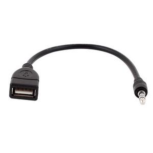 Đen Chất Lượng Cao 3.5Mm Nam AUX Cắm Âm Thanh <span class=keywords><strong>Jack</strong></span> Sang <span class=keywords><strong>USB</strong></span> Nữ Chuyển Đổi Dây Cáp Cho Xe MP3 - Product Image 3