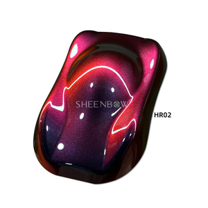 Sheenbow Venta caliente coche pintura automotriz perla pigmentos camaleón carrocería DIY pintura camaleón Hypershift pigmentos en polvo - Product Image 4