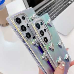 Nueva Funda de Lujo para Teléfono S24 Ultra/A24/<span class=keywords><strong>A22</strong></span>/A52/A34/A14 <span class=keywords><strong>5G</strong></span>, con Recubrimiento TPU Electrochapado, Diseño Láser Esmerilado e IMD - Product Image 6