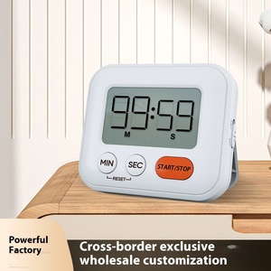 99 دقيقة طرق اهتزاز كتم الصوت قابل للتعديل جهاز توقيت بومودورو بلاستيكي للمعلمين المطبخ تعلم الأطفال - Product Image 2