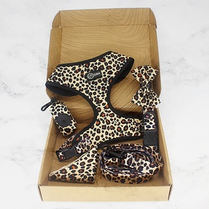 OKKPETS ransel cetakan hewan Neoprene, Harness anjing hewan peliharaan dapat disesuaikan modis ramah lingkungan lembut nyaman - Product Image 6