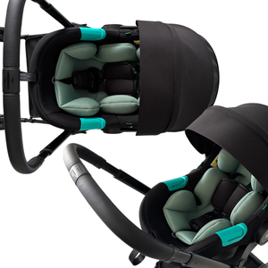 Bán buôn 3 trong 1 sang trọng có thể gập lại xe đẩy em bé LNB gấp pram giá rẻ và phong cách bé bánh - Product Image 5