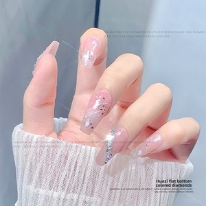 2088 Nail Art genuino Huazi strass misti Flat Back austria cristallo irregolare strass Super lucido di lusso leggero - Product Image 2