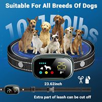 Hunde rinden halsband Automatisches Anti-Barking-Halsband Wiederauf lad bares wasserdichtes Rinden-Trainings halsband mit Beep Vibration Harmless Shock