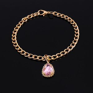 Collar ajustable para mascotas, colgante de diamante de cristal de Metal, Collar de cintas sólidas para gato, Princesa, fiesta de cumpleaños, mascota de calidad - Product Image 6