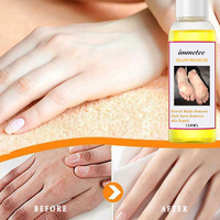 Huile Peeling Jaune Extra Forte 120ml Marque Blanche – Éclaircissante et Exfoliante pour le Corps, Élimine les Taches Brunes et les Vergetures