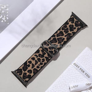 <span class=keywords><strong>Bracelet</strong></span> en boucle unique réglable en nylon tressé élastique avec boucle en métal, <span class=keywords><strong>bracelet</strong></span> en <span class=keywords><strong>tissu</strong></span> pour <span class=keywords><strong>bracelet</strong></span> de montre <span class=keywords><strong>Apple</strong></span> série 11 - Product Image 4
