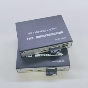 HD Video & Audio for HDMI 1080P Single Fiber Single mode SC 1000Mbps Extender up to 20KM KVM Fiber Optic Transceivers with <b>USB</b> - Product Image 6
