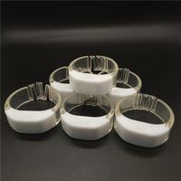 Bracelet LED lumineux pour concert, activé par le son, rythmique, avec télécommande DMX, pour événements