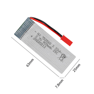 Factory <strong>3</strong> 7V 900mAh 25C 752560 Lithium Polymer Lipo Battery Pack for RC Planes - Product Image 1
