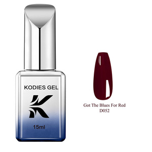 Esmalte <span class=keywords><strong>de</strong></span> <span class=keywords><strong>uñas</strong></span> <span class=keywords><strong>en</strong></span> gel KODIES color vino tinto, <span class=keywords><strong>semipermanente</strong></span>, UV, marca privada, logotipo personalizado/<span class=keywords><strong>diseño</strong></span> OEM. - Product Image 4