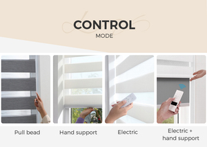Persianas Elétricas Horizontais Inteligentes Tuya com Bluetooth, Duplo Acionamento, Bateria, Compatíveis com Google <span class=keywords><strong>Auto</strong></span>, para Casa, Hotel, Janelas e Escritório Moderno - Product Image 4