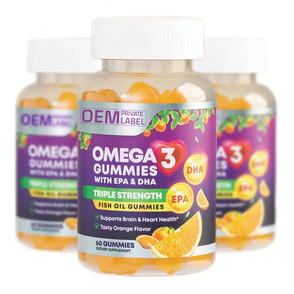 Gmp-suplemento alimenticio certificado por EPA 12 DHA 18, cápsulas De Aceite De Pescado Omega 3, gomitas