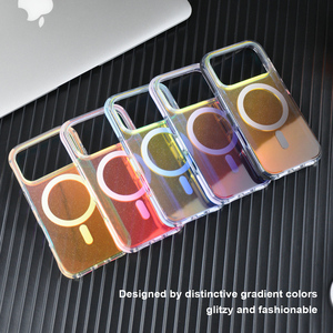 Sang Trọng Kinh Doanh Laser <span class=keywords><strong>Imd</strong></span> Sáng Bóng Từ Acrylic Cứng Điện Thoại Di Động Bìa Điện Thoại Từ Trường Hợp Đối Với iPhone 17 16 15 14 13 Pro Max - Product Image 6