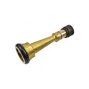 Boquilla de manguera de fuego marina de latón con chorro de agua pulverizada de 1,5 pulgadas de alta calidad - Product Image 5