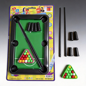 Table de billard miniature portable pour enfants, ensemble de jouets de billard, jeu interactif parent-enfant, jouet de billard - Product Image 1