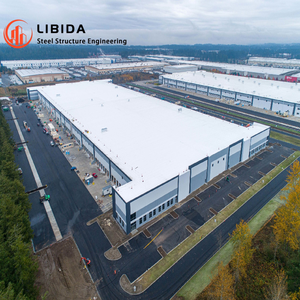 Vorgefertigte Stahlkonstruktion Logistiklager Werkstatt Industriegebäude Gewerbegebäude Stahlkonstruktionslager - Product Image 2