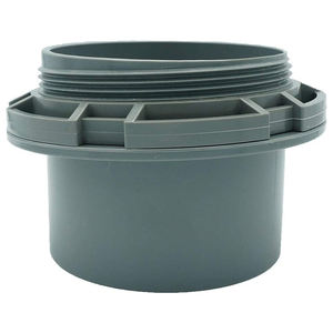 Conector de Panel de Doble Rosca para Tuberías, Accesorio de PVC para Tuberías Industriales, Modelo Kansaikako P31-002, Puerto de 100A - Product Image 1