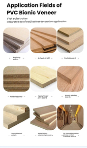Film PVC à effet <span class=keywords><strong>bois</strong></span> <span class=keywords><strong>pour</strong></span> divers panneaux, meubles, armoires, matériaux en feuille, imperméable et durable - Product Image 6