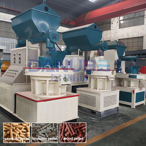 Máquina de Pellets de Madera de 500 kg/h, Máquina de Bloques de Aserrín, Línea de Producción de Pellets de Biomasa para Leña - Product Image 1