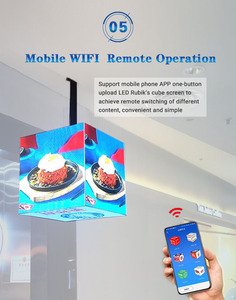 Multifaced LED Cube Hotel Hanging Interactive DJ Pub Usage LED Magic Box Player LED Screen Module Outside Screen Music Festival - Product Image 2