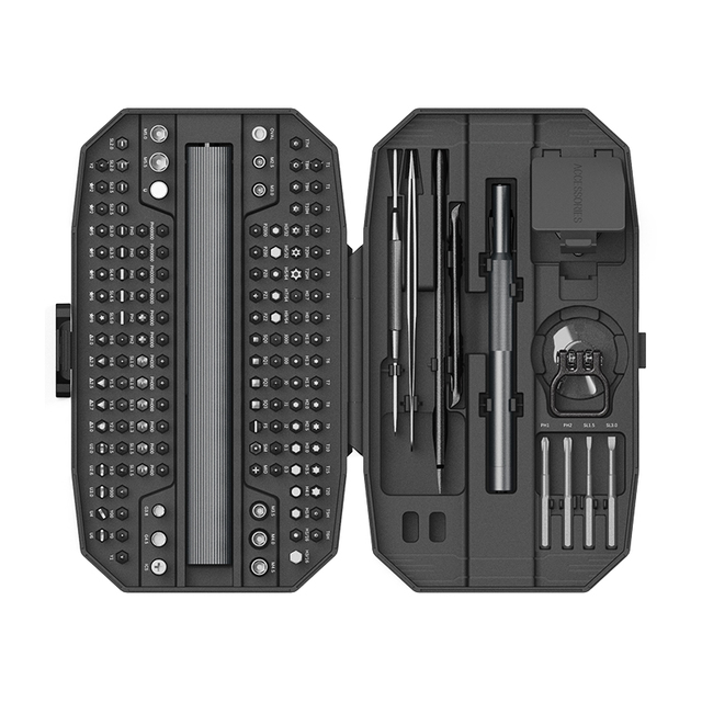 Portable 153-in-1 Electric Screwdriver Set Multifunctional Mini Precision Tools Kit for Laptop & PC Repair Work