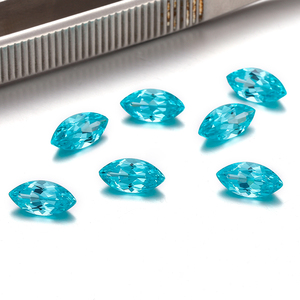 Paraiba Blue Lab Créé YAG Marquise Coupe 4x8mm-6x12mm MS Pierres Précieuses Fabrication de Bijoux Fournitures Prix Synthétique En Gros <span class=keywords><strong>Grenat</strong></span> - Product Image 2