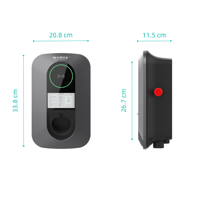Wolun Portable Ev Wall Charger 7Kw 11kw 16A 32Amp Type 2 1 Ocpp Level2 Home Electric Car Charger EV Charging Station