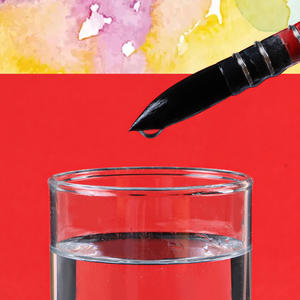 Giorgione 8支圆形红色刷子流行艺术家油漆刷，带尼龙头发和木柄，用于水彩绘画 - Product Image 5