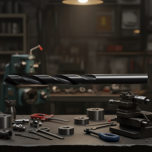 Broca helicoidal HSS de 19.5 mm, 205 mm de longitud, serie corta negra para máquinas herramienta - Product Image 3