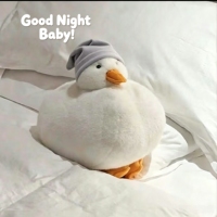Peluche Canard Super Douce et Moelleuse Anti-Stress, Compagnon Réconfortant à Corps Rond, Jouet Apaisant pour l'Anxiété