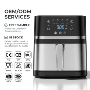 <span class=keywords><strong>Freidora</strong></span> de <span class=keywords><strong>Aire</strong></span> Inteligente de 8L 2026 con Ventana de Vidrio, Máquina Eléctrica Digital Táctil, Cocina Multifuncional de Acero Inoxidable de Alta Calidad - Product Image 1