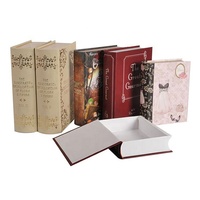Boîtes cadeaux d'emballage magnétiques en forme de livre décoratif imprimé de logo personnalisé pour boutique de souvenirs de livres bibliques