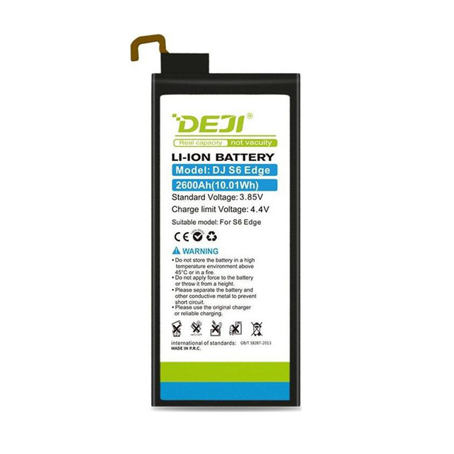 Good Quality Battery Replacement Digital Batteries for Samsung Galaxy S6 Edge EB-BG925ABE G9250 Long Battery Life Cellphones