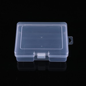 <b>Plastic</b> <b>Storage</b> Box Rectangle 13.3x10.1x4.6cm Covered Jewelry And Stationery Container For Organizing Small Parts Tools - Product Image 1