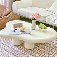 Table basse en forme de nuage, style nordique Instagram, mobilier de maison, design compact, moderne, minimaliste, luxueux pour les salons et les maisons