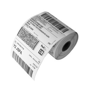 Étiquettes thermiques 4x6, étiquettes d'expédition 4x6, étiquettes thermiques directes 4" x 6" en fanfold - Product Image 3