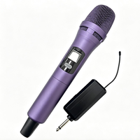 Microphone Karaoké Portable Sans Fil 2.4G OEM/ODM Rechargeable avec Micro Dynamique – Ensemble Complet