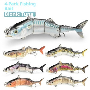 Leurre Bionique Multi-couches 15CM 32.5G 21CM 78G, Appât Dur à Coulée Lente, Connexion en Fer à Quatre Sections, pour <span class=keywords><strong>Thon</strong></span>, Type Nageur S - Product Image 1