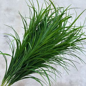 Herbe artificielle en forme d'oignon Pingping, 30cm-100cm, vert foncé, en plastique, pour décoration de mariage, décoration extérieure et intérieure - Product Image 3